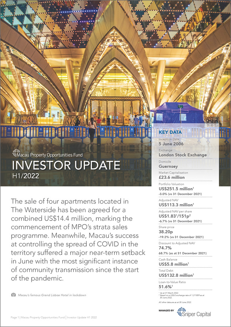 MPOF Investor Update H1 2022